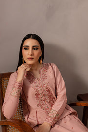 Flamingo 2Pc - Embroidered Khaddar Dress - BATIK