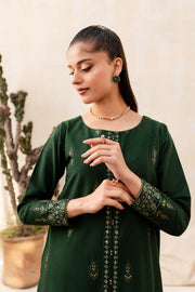 Felta 2Pc - Embroidered Khaddar Dress - BATIK