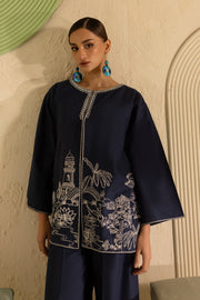 Remas 2Pc - Embroidered Khaddar Dress