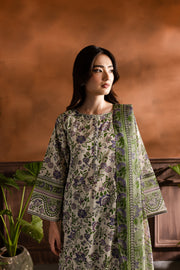 Parisa 3Pc - Printed Lawn Dress - BATIK