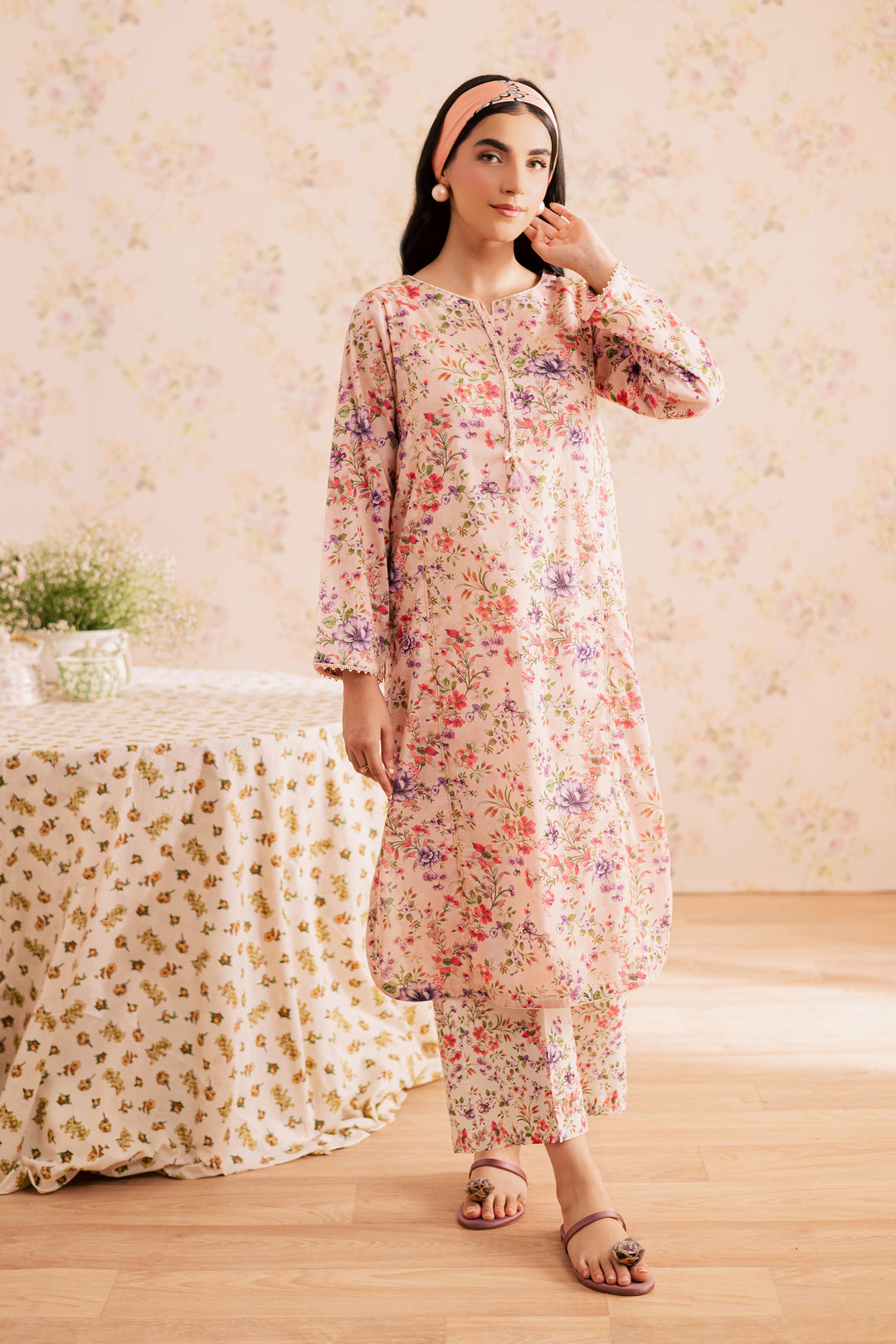 Feriha 2Pc - Printed Lawn Dress