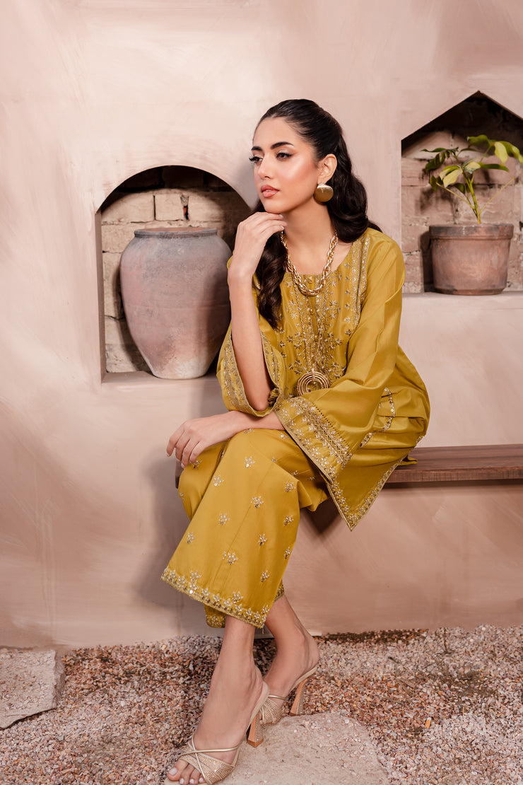 Raisin 2Pc - Embroidered Lawn Dress - BATIK