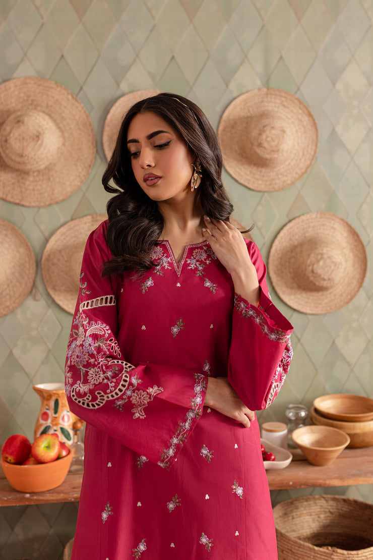 Blush Bunny 2Pc - Embroidered Lawn Dress - BATIK