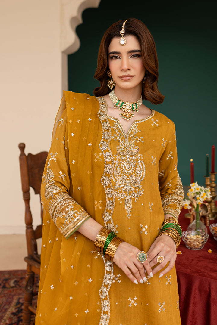 Sona 3Pc - Embroidered Luxe Pret