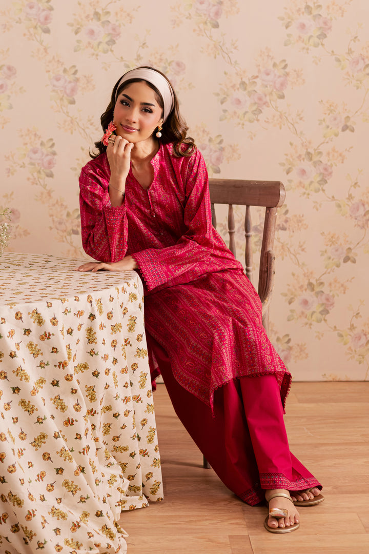 Leya 2Pc - Printed Lawn Dress