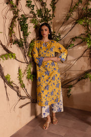 Blue Vinka 2Pc - Printed Lawn Dress - BATIK