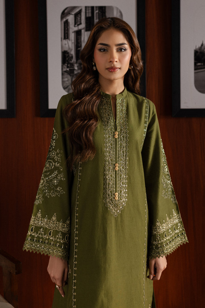 Chicago 2Pc - Embroidered Khaddar Dress - BATIK