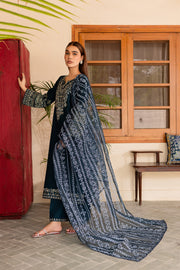 Amari 3Pc - Embroidered Khaddar Dress - BATIK