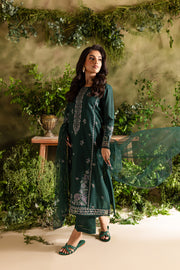 Maybell 3Pc - Embroidered Lawn Dress - BATIK