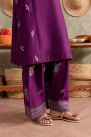 Purple Raina 2Pc - Embroidered Lawn Dress - BATIK