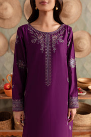 Purple Raina 2Pc - Embroidered Lawn Dress - BATIK