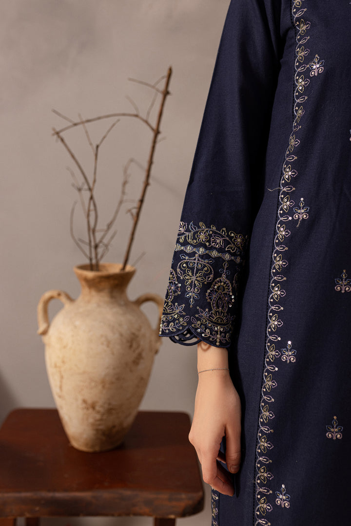 Rhea 2Pc - Embroidered Khaddar Dress - BATIK