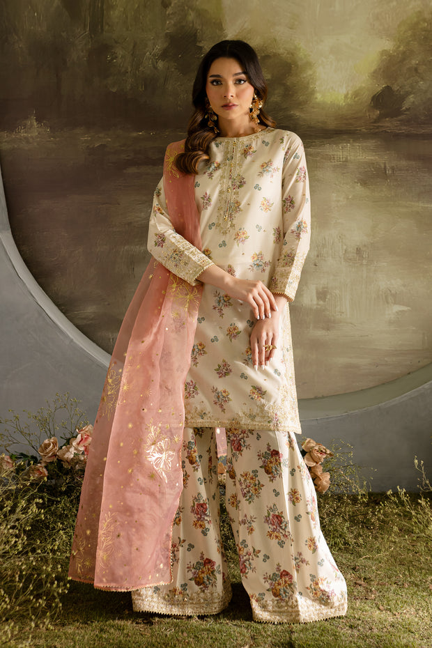 Kane 3Pc - Printed Lawn Dress