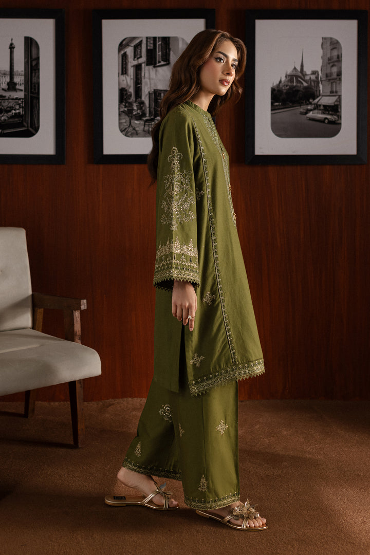 Chicago 2Pc - Embroidered Khaddar Dress - BATIK