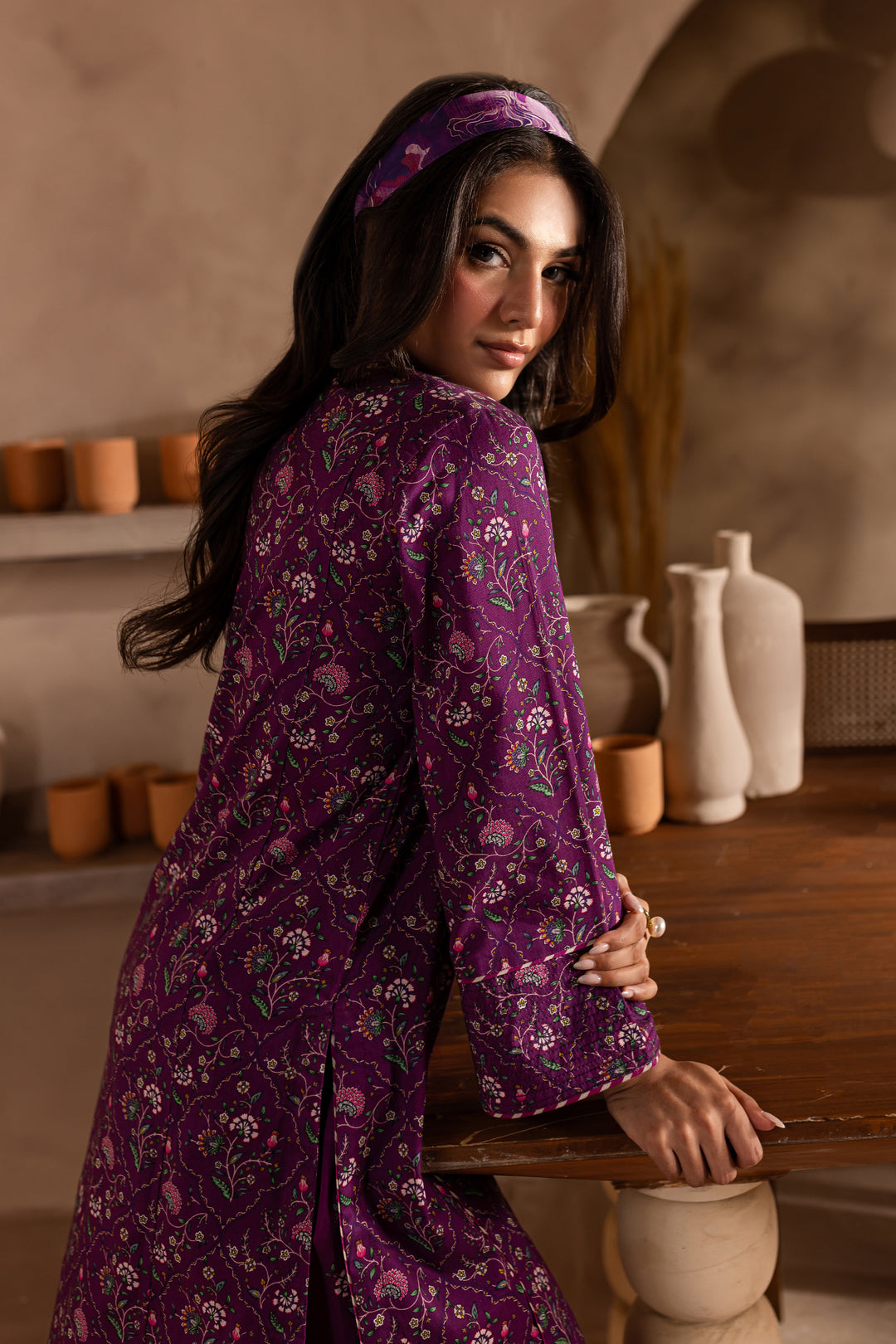 Mufasa 2Pc - Printed Khaddar Dress - BATIK