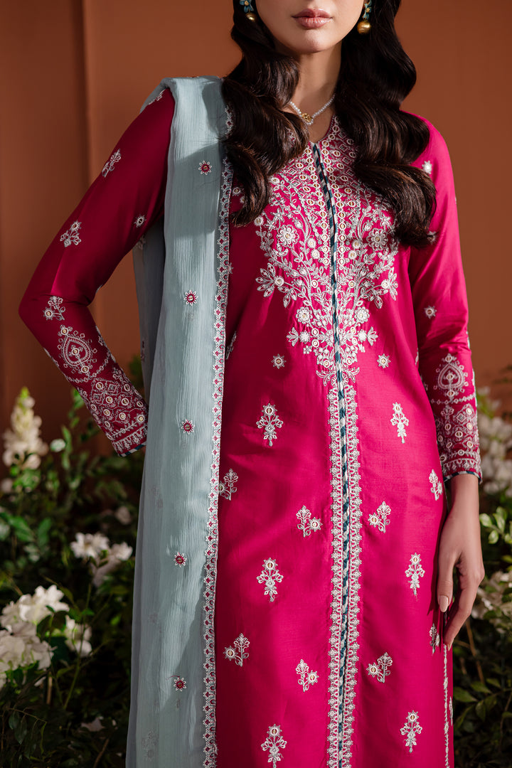 Juno 3Pc - Embroidered Lawn Dress