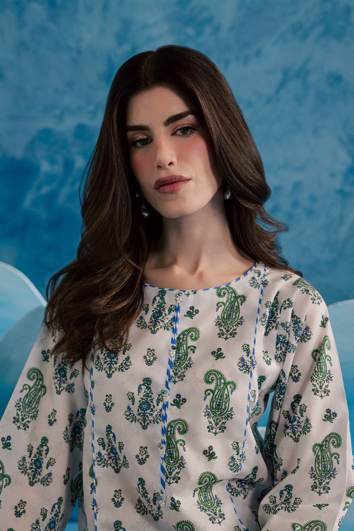 Purple Julie 2Pc - Printed Lawn Dress