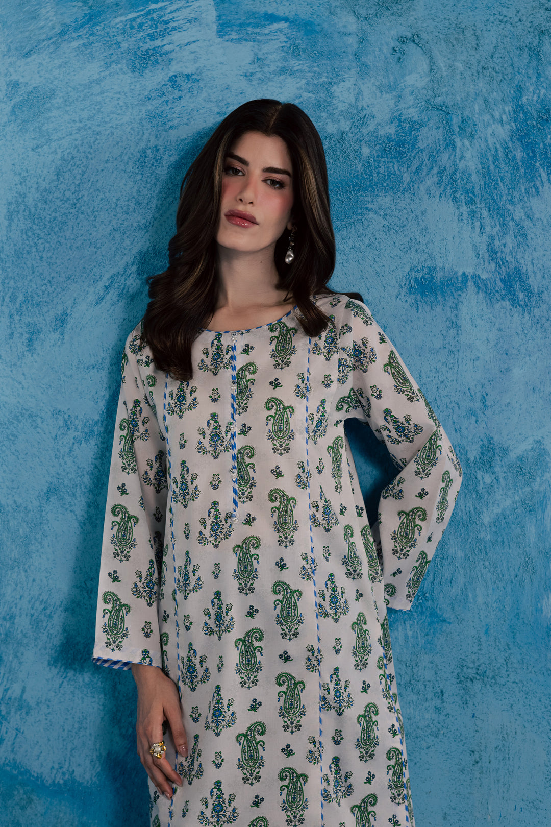 Purple Julie 2Pc - Printed Lawn Dress