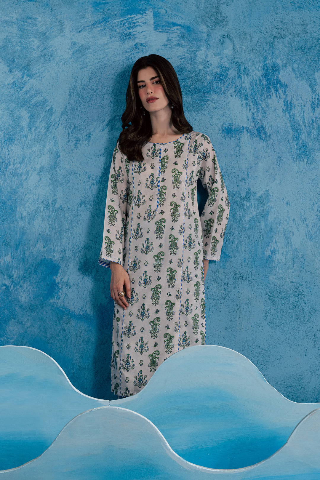 Purple Julie 2Pc - Printed Lawn Dress