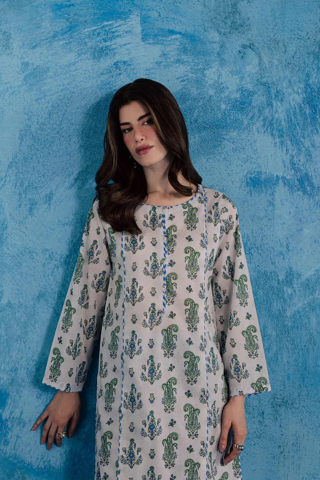 Purple Julie 2Pc - Printed Lawn Dress