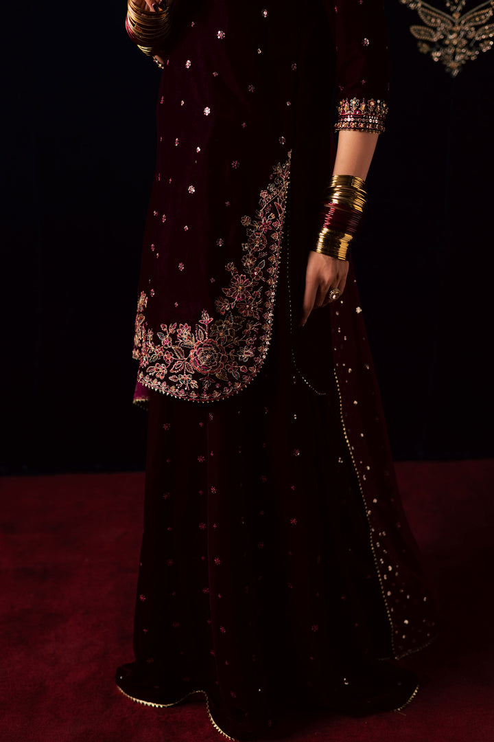 Nayaab 3Pc - Velvet Luxe Pret