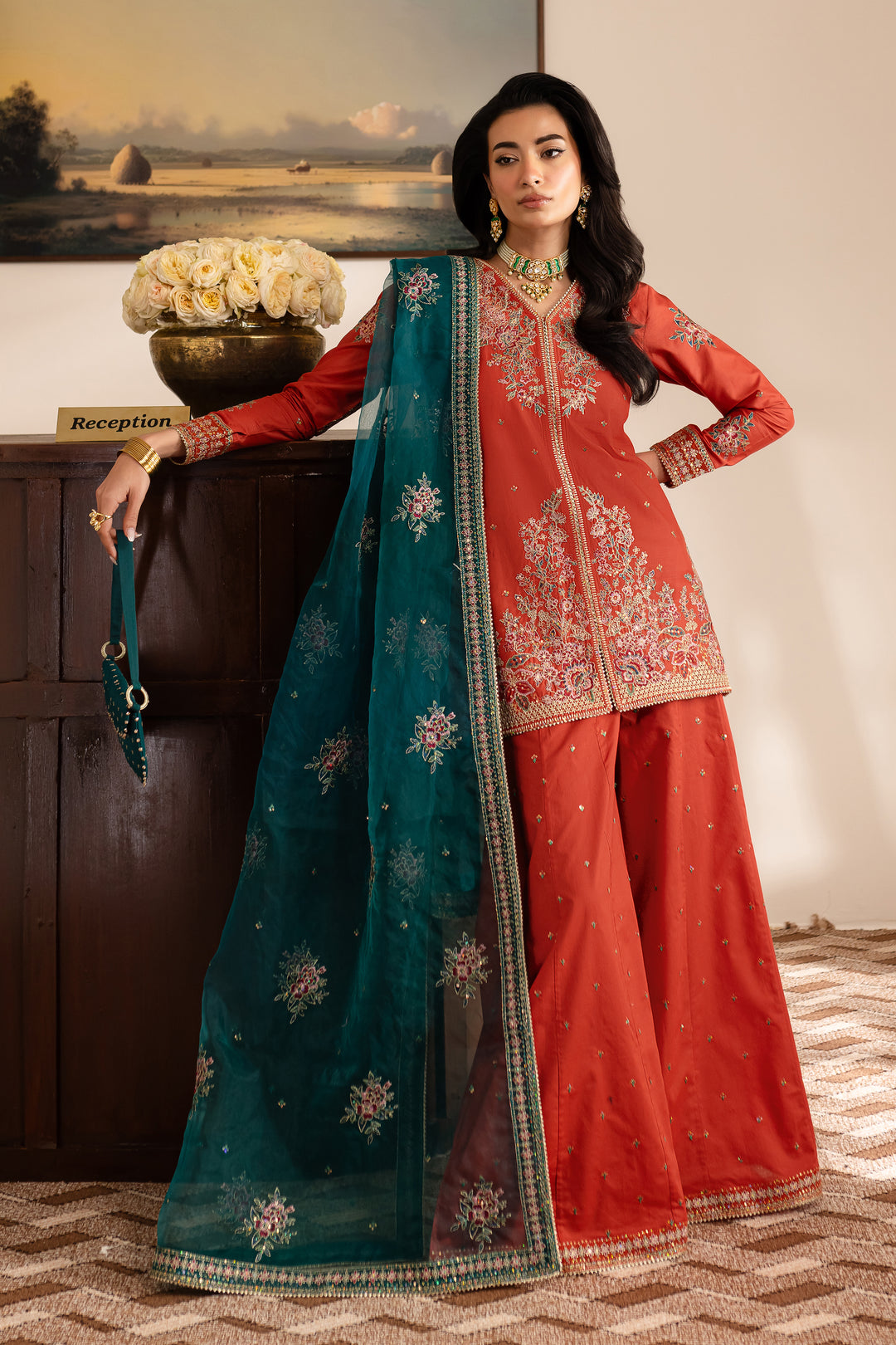 Dalisay 3pc - Embroidered Luxe Pret