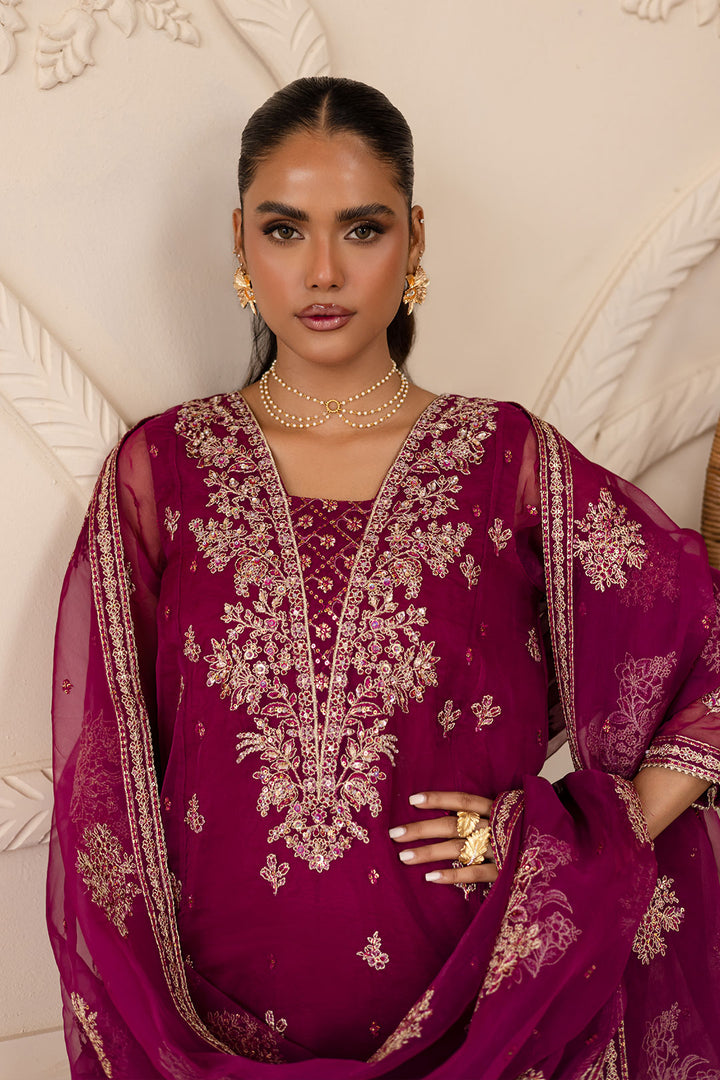 Eriza 3Pc - Embroidered Luxe Pret