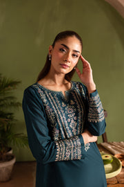 Aqua Pearl 2Pc - Embroidered Lawn Dress - BATIK