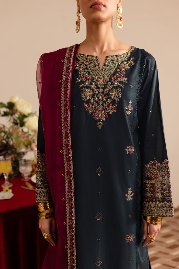 Sailesh 3Pc - Embroidered Luxe Pret