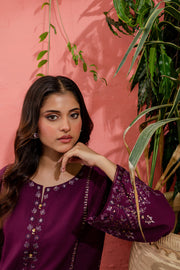 Jubilee 2Pc - Embroidered Khaddar Dress - BATIK