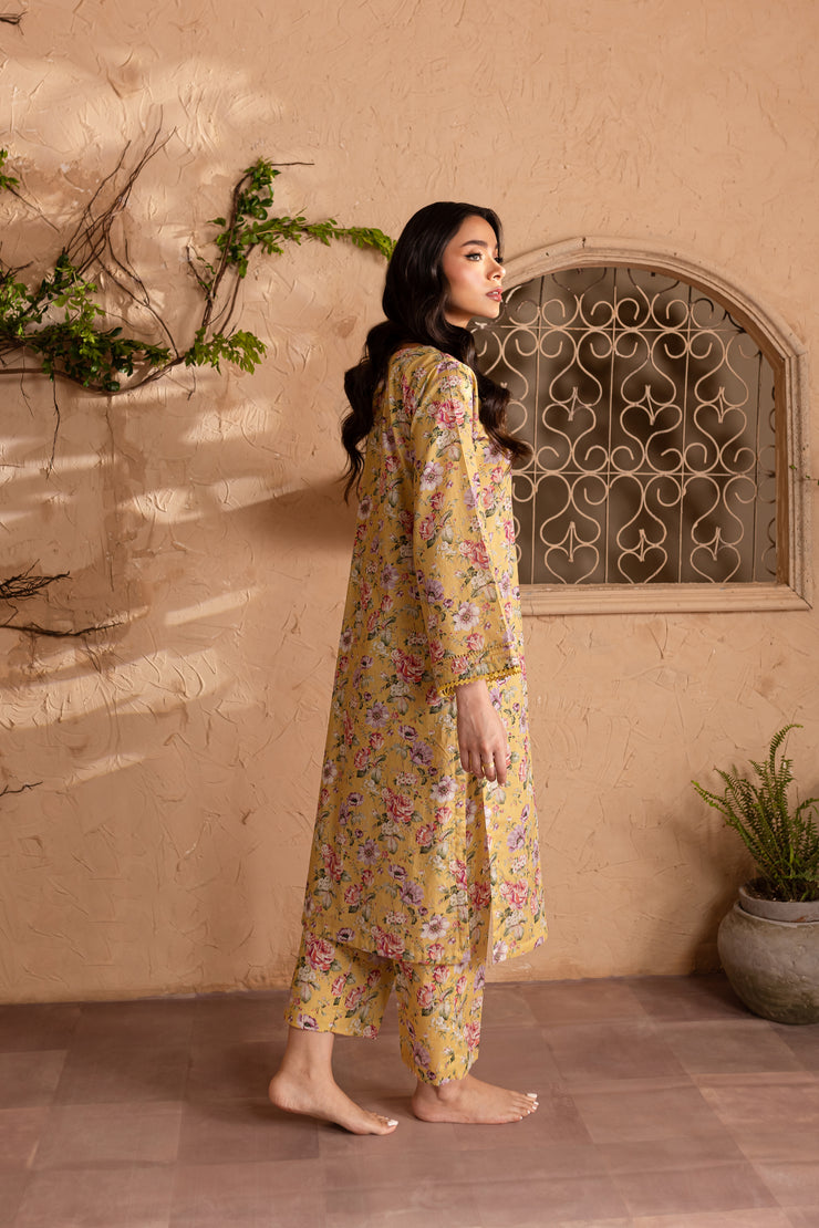 Remi 2Pc - Printed Lawn Dress - BATIK