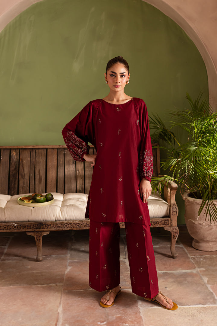 Stark 2Pc - Embroidered Lawn Dress - BATIK