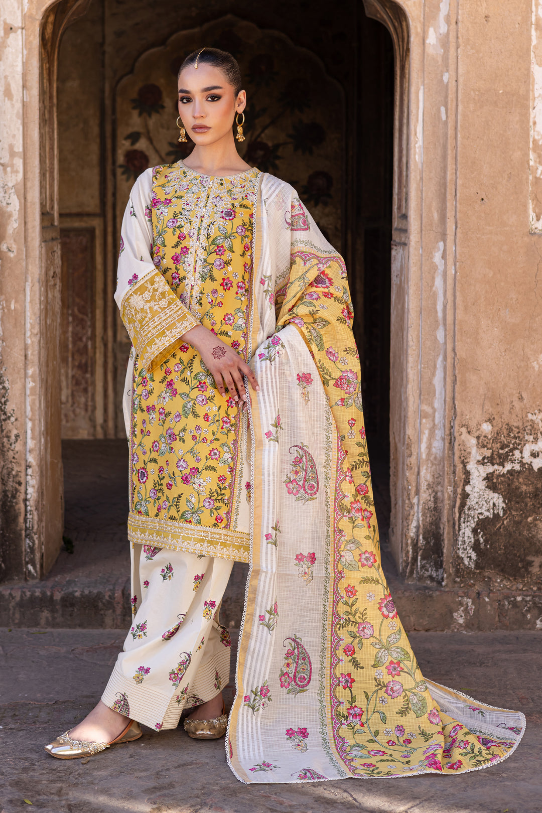 Sorbet 3Pc - Printed Lawn Dress