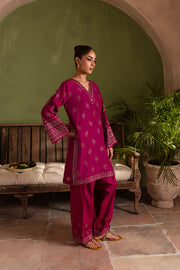 Nelsy 2Pc - Embroidered Lawn Dress - BATIK