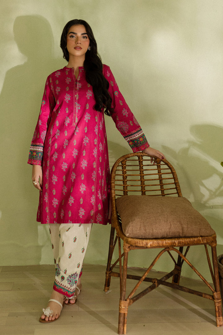 Ayna 2Pc - Printed Khaddar Dress - BATIK