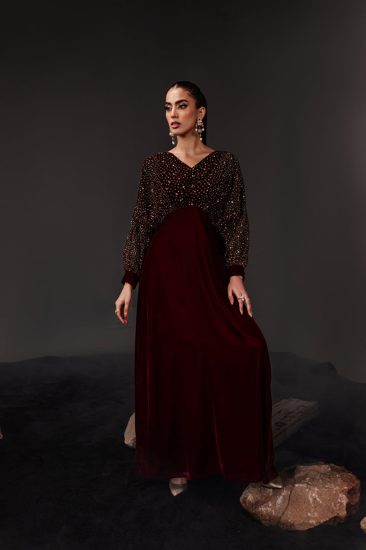 Groot 1Pc - Formal Velvet Maxi - BATIK