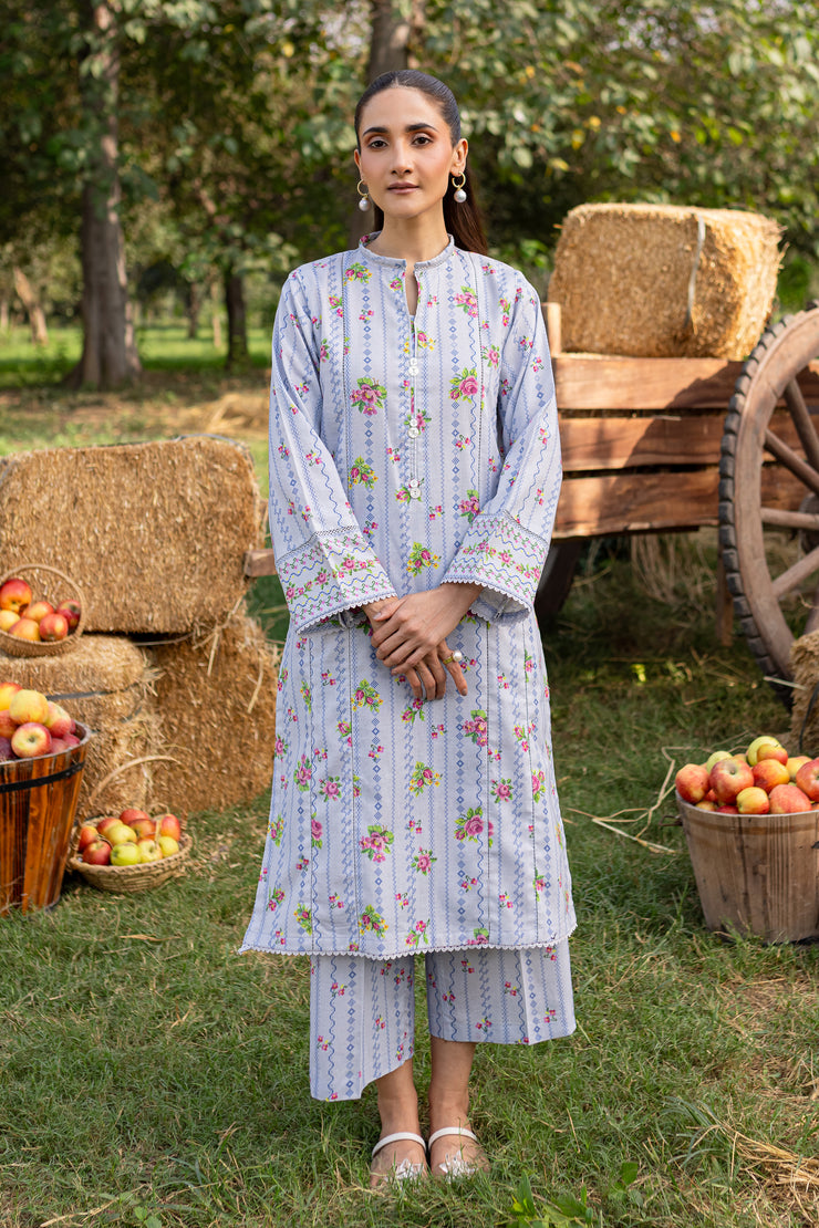 Pinokio 2Pc - Printed Khaddar Dress