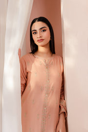 Finch 2Pc - Embroidered Karandi Dress - BATIK