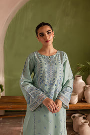 Amavi 2Pc - Embroidered Lawn Dress - BATIK