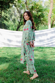 Noyad 2Pc - Printed Cambric Dress - BATIK