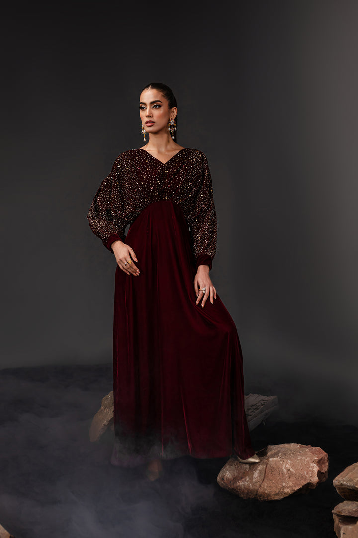 Groot 1Pc - Formal Velvet Maxi - BATIK