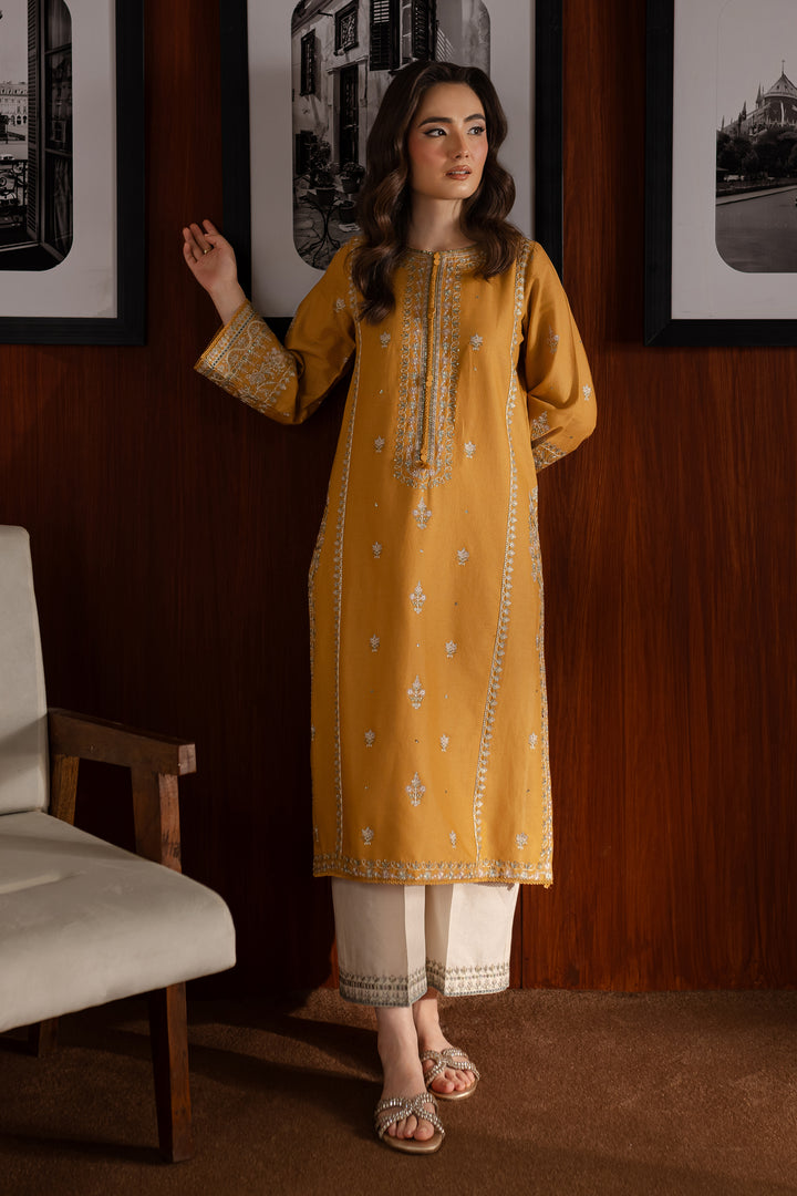 Sandy 2Pc - Embroidered Khaddar Dress - BATIK