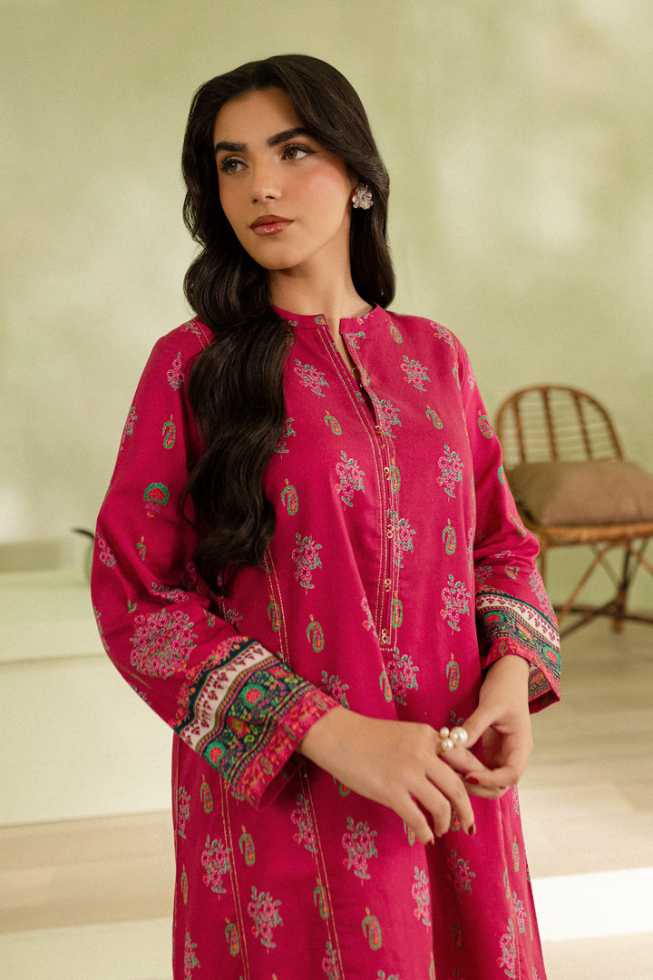 Ayna 2Pc - Printed Khaddar Dress - BATIK