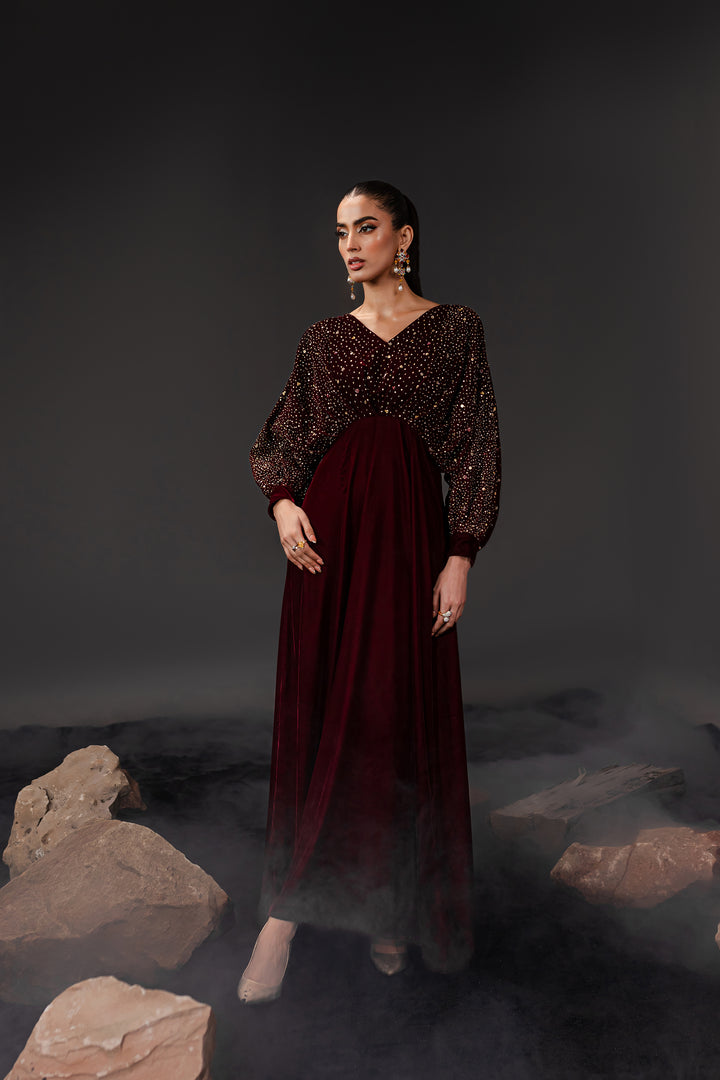 Groot 1Pc - Formal Velvet Maxi - BATIK