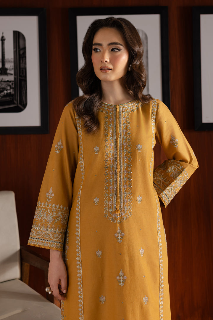 Sandy 2Pc - Embroidered Khaddar Dress - BATIK