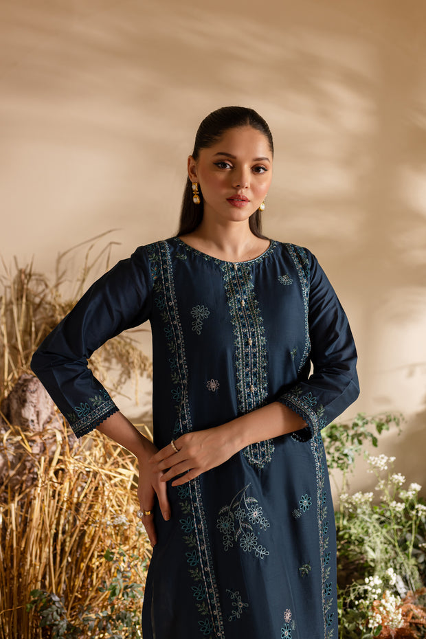 Tinashe 2Pc - Embroidered Lawn Dress - BATIK