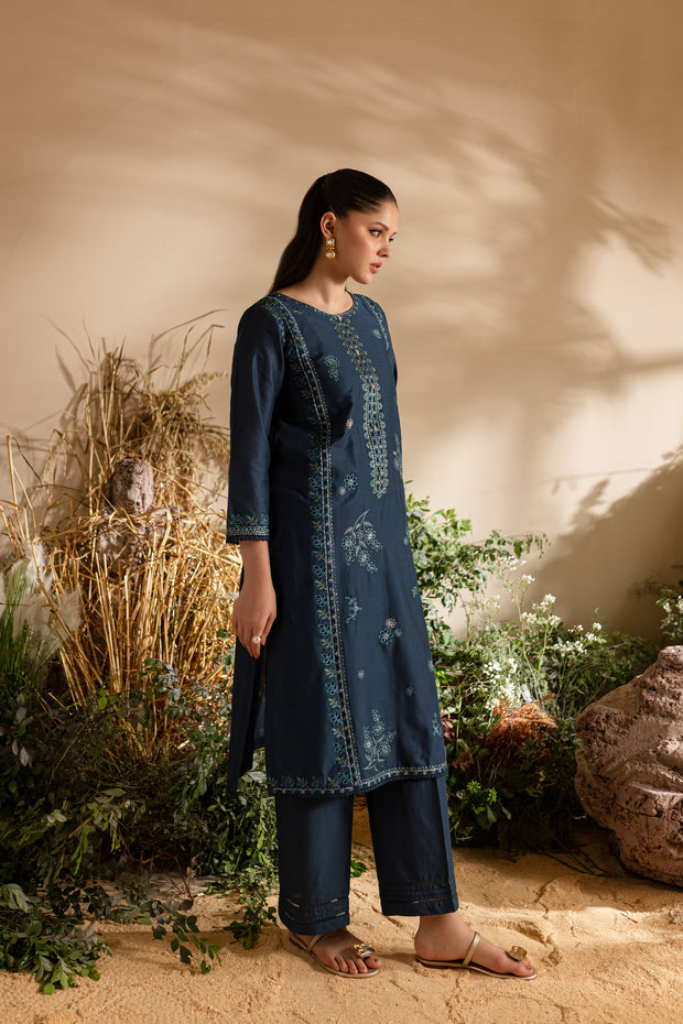 Tinashe 2Pc - Embroidered Lawn Dress - BATIK