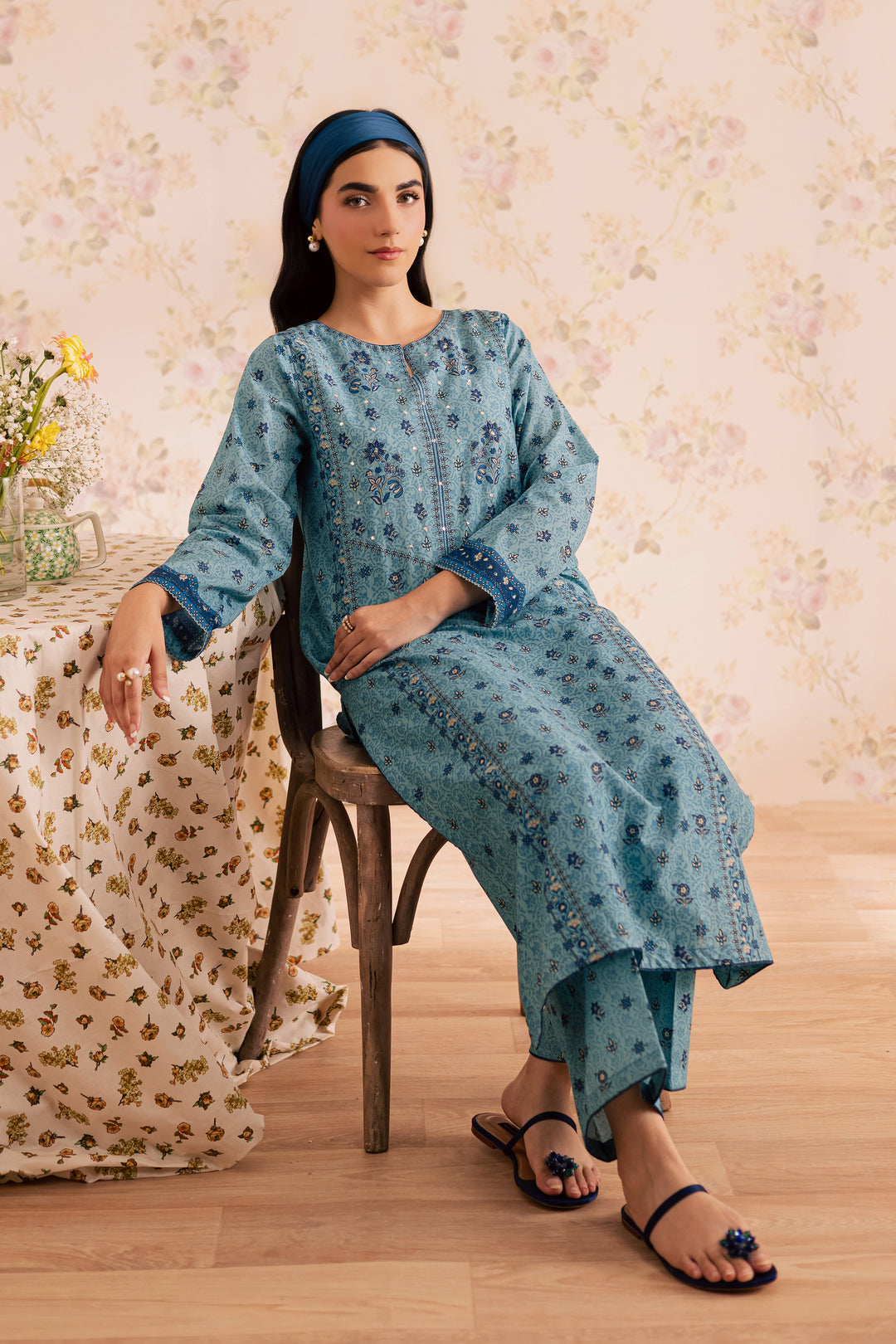 Spark 2Pc - Printed Lawn Dress