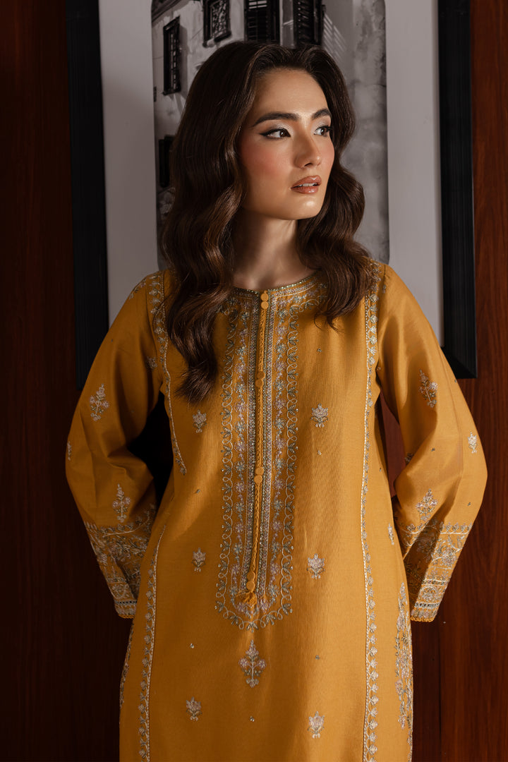 Sandy 2Pc - Embroidered Khaddar Dress - BATIK