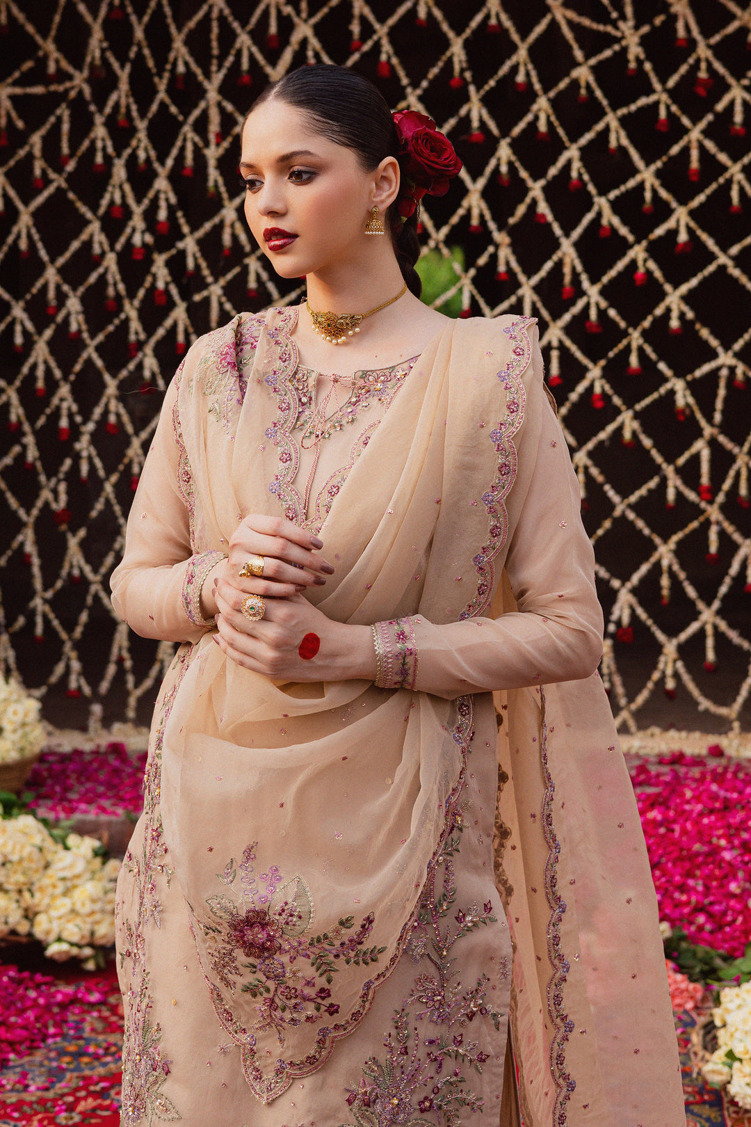 Zahrah 3Pc - Festive Luxe Pret